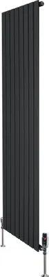 Immagine prodotto di Radiatore a pannello e valvole – 1800 mm x 560 mm – Neri