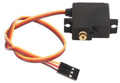 Immagine prodotto di Servo RC ad alta precisione 25T con ingranaggi in metallo da 17 g per auto, barche e robot in scala 1/16 e 1/18