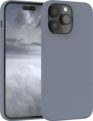 Produktbild von EAZY CASE Silikonhülle für Apple iPhone 14 Pro Max Silikon Backcover Schutz in Lila