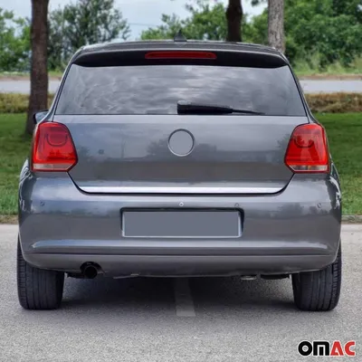 Produktbild von Kofferraumleiste Heckklappe Leiste für VW Polo 2009-2017 Chrom Gebürstet