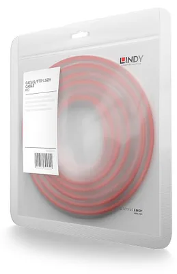 Productafbeelding van Lindy 45624 S/FTP Cat6 Kabel, rot, 3.00m LSOH, inkl. Testprotokoll