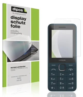 Obrázok produktu pre 4 ochranné fólie pre telefón Nokia 225 4G, matná obrazovka, fólia na ochranu displeja, značka dipos