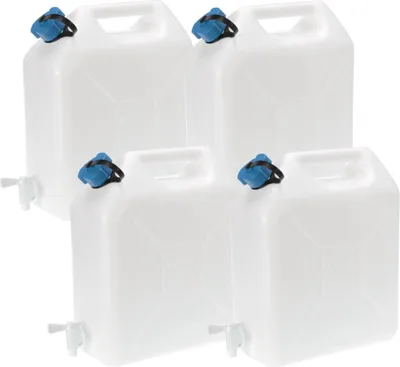 Produktbild von Wasserkanister 4x 10 Liter Auslaufhahn Camping Wasserbehälter