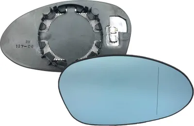 Produktbild von Spiegelglas Spiegel Außenspiegel Rechts Blau passend für BMW 1er E80 3er E90