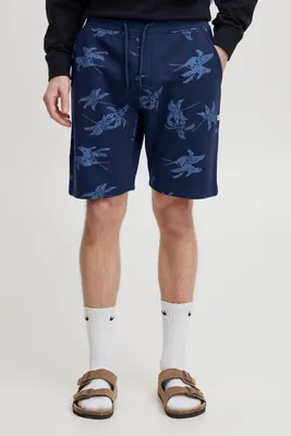 Produktbild von Blend 20715485 Herren Sweat Shorts Bermuda Kurze Hose Sporthose mit Print und Kordeln Regular Fit