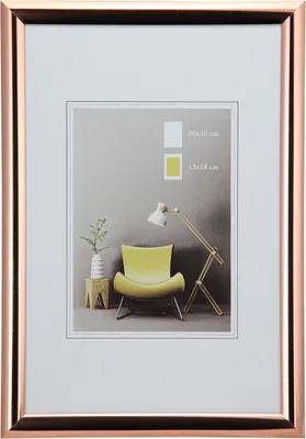 Produktbild von Studio Line Kunststoff Bilderrahmen Wanddeko Collage Poster Foto Rahmen - Farbe: Rose Gold | Format: 50x70