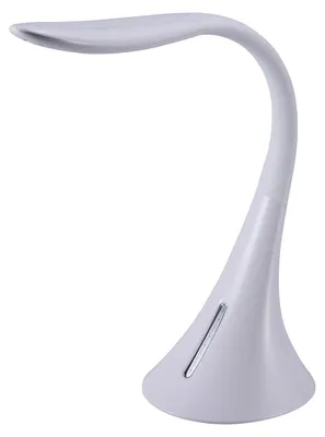 Obrázok produktu pre Stolná lampa s LED osvetlením, s husím krkom a USB nabíjacím portom, s reguláciou jasu, biela