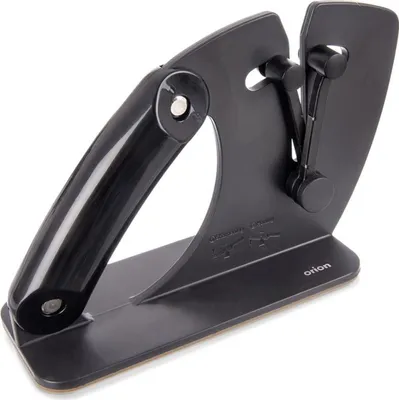 Produktbild von Orion | Messerschärfer - 2in1 - für Stahl- und Keramikmesser - Automatischer Schleifwinkel -  20x7,5x13 cm