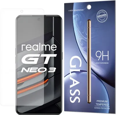 Zdjęcie produktu dla Szkło ochronne 9H kompatybilne z ochraniaczem ekranu REALME GT NEO 3 Szkło dopasowane do użytkownika