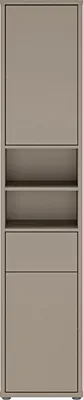 Produktbild von Seitenschrank >ALICE SPRINGS< in Taupe - 39,8x191,9x34,9cm (BxHxT)
