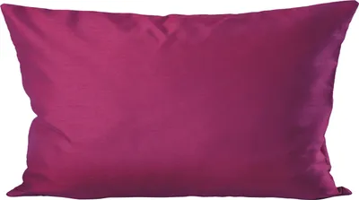 Produktbild von Kissenhülle Wildseide Optik uni 50x70 cm fuchsia