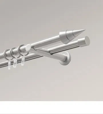 Produktbild von LYSEL® SET Kegel 2-Lauf Stangen Ø 20mm Edelstahl-Optik, Länge: 160cm