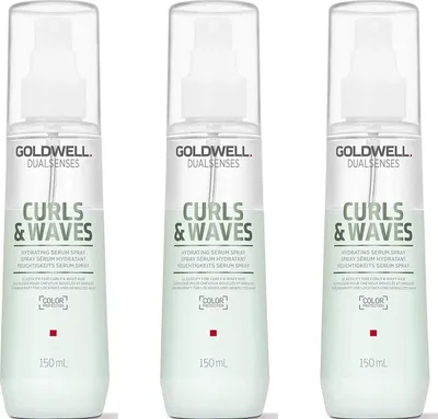Produktbild von Dualsenses Curls & Waves Hydrating Serum Spray 3x150 ml