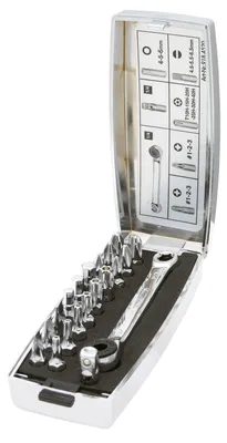 Produktbild von KS Tools 918.4520, Ratschenschlüssel, 20 Stück(e), Silber, Chrom-Vanadium-Stahl, 320 g