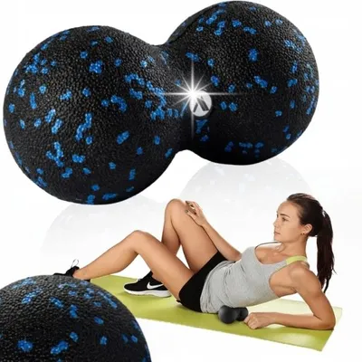 Produktbild von MSport Duoball Massageball 80mm Medium Hard Silikon