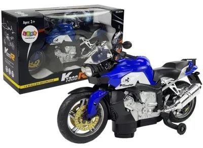 Produktbild von Leantoys Blauer batteriebetriebener Motor