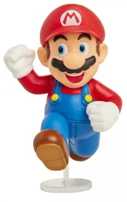 Image de Mario : figurine super mario 5 cm - figurine nintendo - jakks