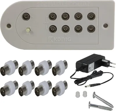 Produktbild von König Verstärker 8 Geräte DVB-C Verteiler HD Receiver PVR Ready