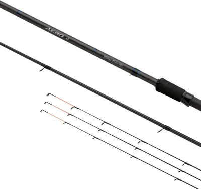 Immagine prodotto di SHIMANO Aero X5, 3,96 m, 12,99 piedi, 0-120 g, 6 pezzi, alimentatore a distanza, AEX5DPFDR13