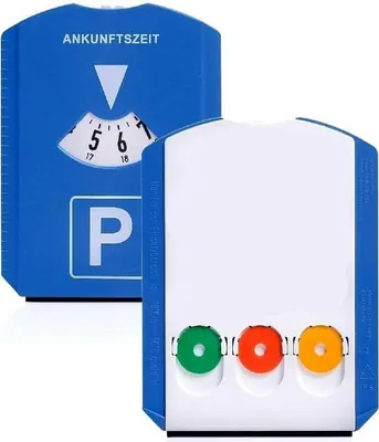 Produktbild von Parkscheibe mit Eisschaber u. 3 Einkaufswagen-Chips VE 15