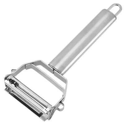 Produktbild von Sparschäler Edelstahl 420J2 2-in-1 Multifunktion Julienne und Schälen für Obst Gemüse ergonomisch 3er Set