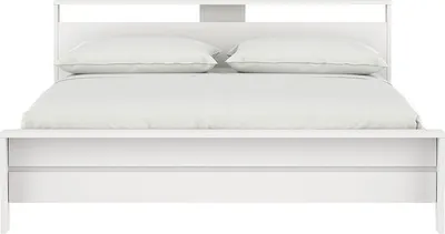 Productafbeelding van Next bed met 1 legplank 180x200cm wit.