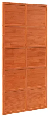 Produktbild von vidaXL Scheunentür Wachsbraun 100 x 208 cm Massives Kiefernholz