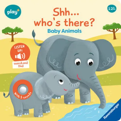 Zdjęcie produktu dla Play+ Shh ... Who's there? Baby Animals