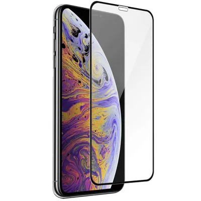 Obrázok produktu pre Avizar, celoplošné ochranné sklo 9H pre iPhone XS Max, priehľadné