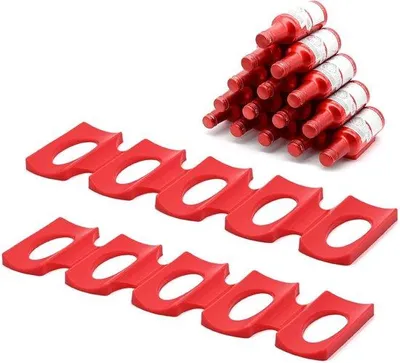 Produktbild von Famanu Kühlschrankorganizer mit Flaschenhaltern - platzsparend und flexibel