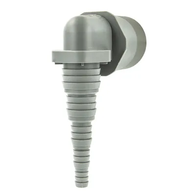 Produktbild von Haas PP Schlauchwinkel DN 40 Übergang von Schlauch 8,2-26,5mm zum Abflussrohr