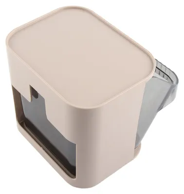 Image de Support de rangement pour sachets de thé, multifonctionnel, pour bureau, type présentoir pour capsules de café, en plastique acrylique, couleur gris