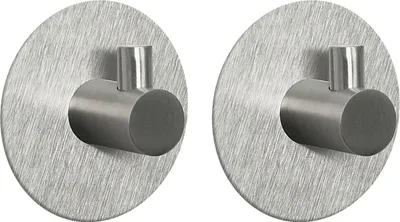 Produktbild von spirella Haken Edelstahl matt2er Set