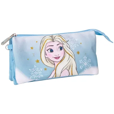 Immagine prodotto di Astuccio triplo multiuso Frozen blu 22,5 x 2 x 11,5 cm