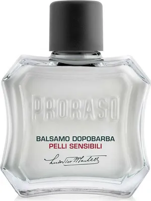 Produktbild von Proraso Aftershave Balm, After-Shave-Balsam, Universal, 100 ml, Wirkt beruhigend, Auffrischend, Grüner Tee, Haferflocken