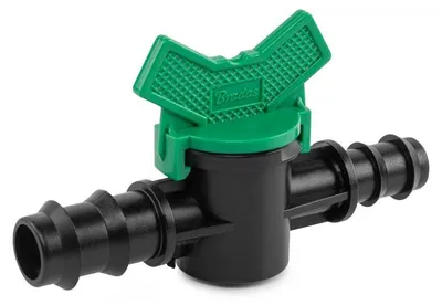 Produktbild von Absperrhahn Kugelhahn 20mm 16mm 2x Steckverbinder für PE Rohr Gartenbewässerung Absperrventil Durchflussregler BRADAS DSWZ08-2016L