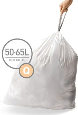 Immagine prodotto di Sacco per rifiuti Simplehuman 50 L Codice Q