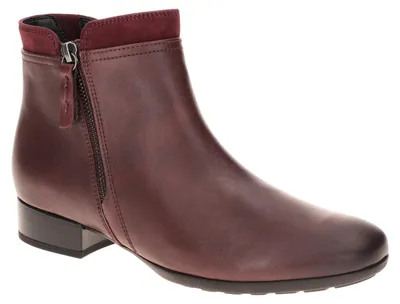 Zdjęcie produktu dla Gabor 8031.02 - Damskie botki - eleganckie, czerwone, nowe