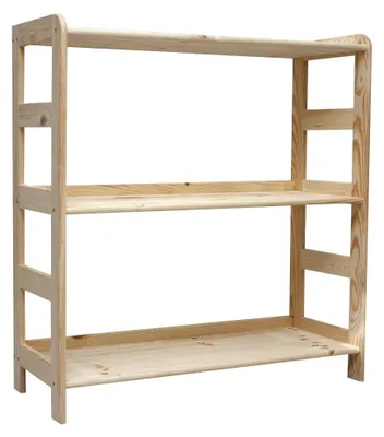 Productafbeelding van Houten Boekenkast met 3 Planken 89 x 83 x 33 cm