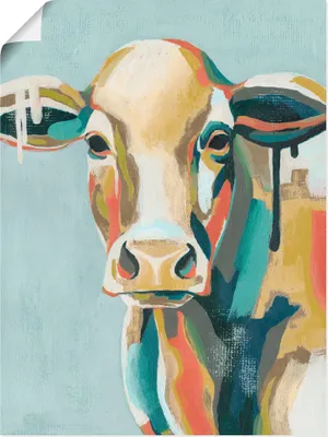 Produktbild von ARTland Poster Bunte Kühe I Größe: 60x80 cm