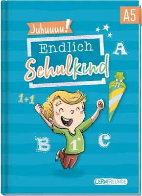 Produktbild von Häfft - Endlich Schulkind / A5 / Lernfreunde zur Einschulung / Blau