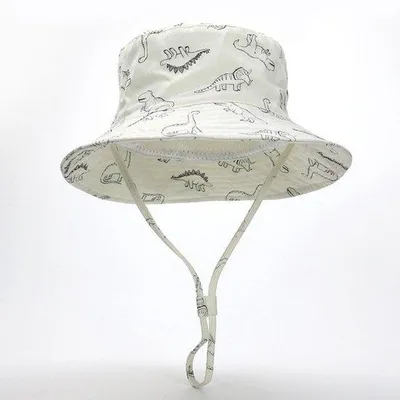 Immagine prodotto di Cappello estivo per bambini in cotone, regolabile, 52 cm, stampa con personaggi dei cartoni animati