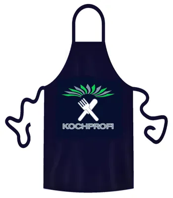 Produktbild von teprovo Herren Geschenk Grillschürze Kochschürze Latzschürze Schürze Mann Kochen Grillen 116cm Dunkelblau Kochprofi