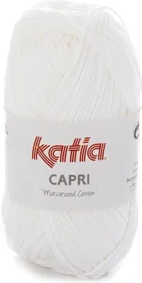 Produktbild von Katia Capri 82050 White Strickgarn