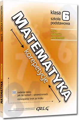 Zdjęcie produktu dla Matematyka Sp 6 Korepetycje Greg