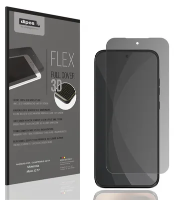 Produktbild von Full Cover Privacy Blickschutzfolie für Motorola Moto G77 Folie Anti-Shock