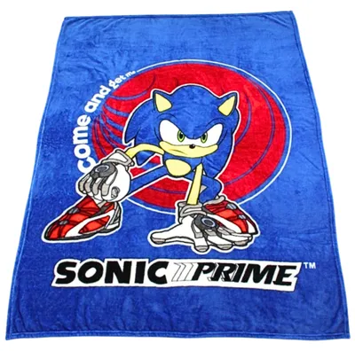 Produktbild von Flanelldecke Sonic The Hedgehog -  Kinder Kuscheldecke - Kinderdecke 110 x 150cm