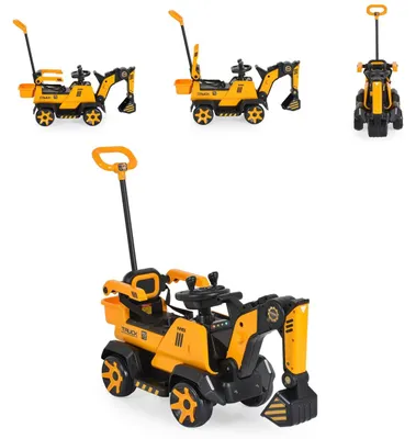 Produktbild von Moni Kinder Elektrobagger, 6V, 2 Motoren, Schaufel, Rückwärtsgang, Hupe, Musik