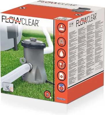Obrázek produktu pro BESTWAY Flowclear bazénové filtrační čerpadlo kartušový filtr čištění bazénu 1.249 l/h