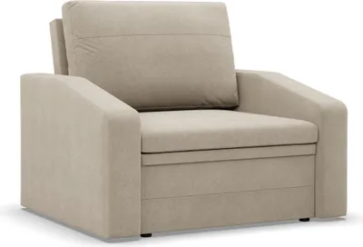 Produktbild von Sessel mit Schlaffunktion, Loungesessel für das Wohnzimmer, Orbit Beige 80cm